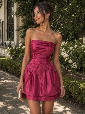 strapless open back dress Simplicity 9933 Jessica McClintock Flower Girl, Bridesmaid, Party Dres –  Patterns Central main image 0